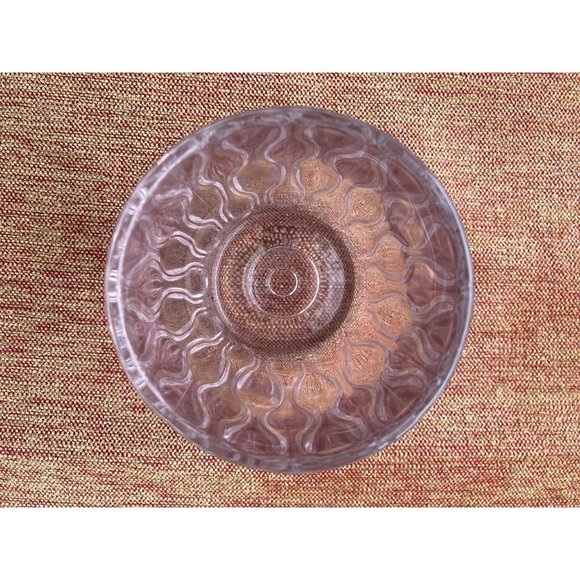 Boho Heavy Wave Eight Mood Sweden Clear Glass Tealight Candle Holder Jar - Picture 4 of 5